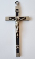 Großes Brustkreuz / Sterbekreuz für Feldgeistliche - Wehrmacht - um 1939/45, rar