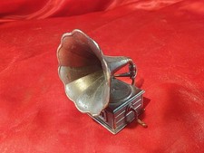 Antik Grammophon Anspitzer Spitzer Bleistiftspitzer gemarkt Play Me (5660)