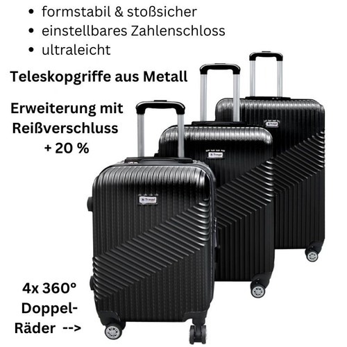 Trolley set reisekoffer - trolley,