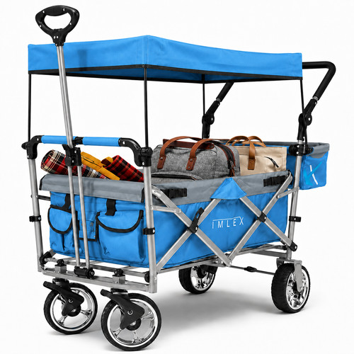 Imlex bollerwagen faltbar - bollerwagen, dach