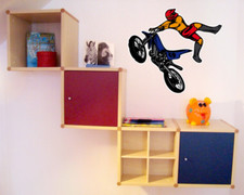 Buntes Motocross Jump