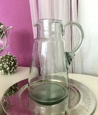 Antik groß Krug Glas Karaffe