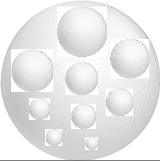 Styropor kugeln versch - styropor,