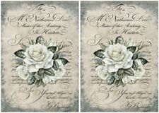 Decoupage-Bastelpapier-Softpapier-Vintage-Shabby-Rosen-Roses-12846