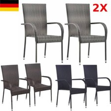 2x Gartenstuhl Stapelstuhl