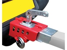 Carpoint Anhängerschloss mit Vorhängeschloss Deichselschloss faltbar