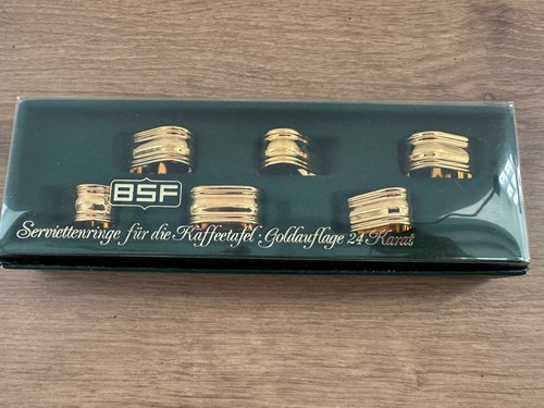 Bsf serviettenringe karat - serviettenringe, 24