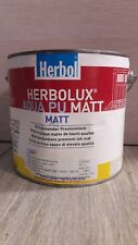 15,96€/L Herbol Herbolux Aqua PU Matt 2,5L Holz-Metall-Deck-Bunt-Lack (A383)