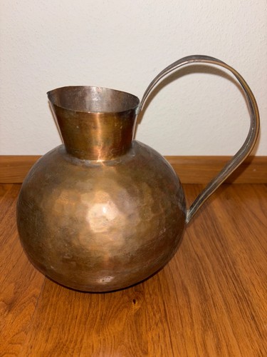 Antike kupfer messing vase - messing, /