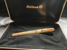 Pelikan Souverän 750/760 Gold /silberplatierung , 18 ct -Feder neu Orig. Samtbox