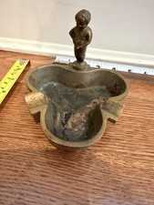 Vintage Brass Manneken Pis Boy