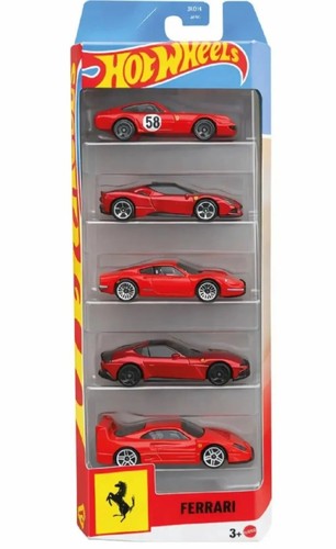 Hot wheels pack ferrari - wheels, 5-pack