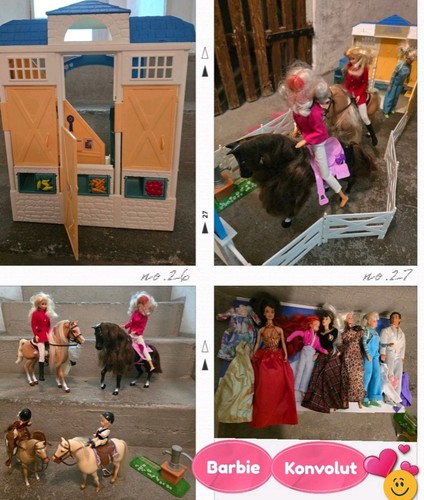 Barbie konvolut pferde ranch - konvolut,