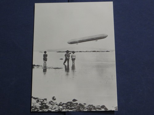Postkarte zeppelin der - postkarte, erste