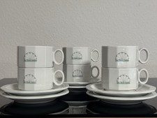 Rosenthal studio-linie Polygon 6 Mokka/Espresso Tassen/ Untertassen Café Gedeck