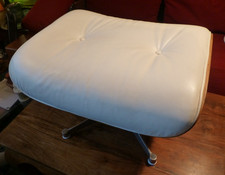 Eames Lounge Chair Ottoman Hocker Fusshocker Weiß
