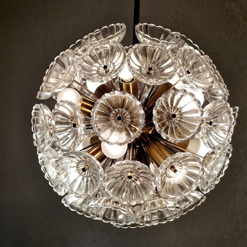 Vintage kugellampe pusteblume - vintage,