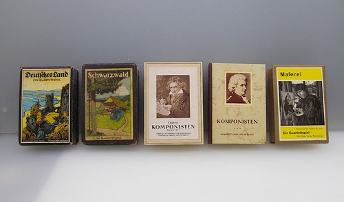 Quartettspiel fünf alte - ,