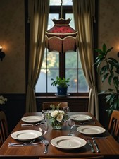 Downton Abbey Burgunderrot