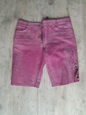 Country Maddox Damen Lederhose - Gr. 36 - Farbe Pink