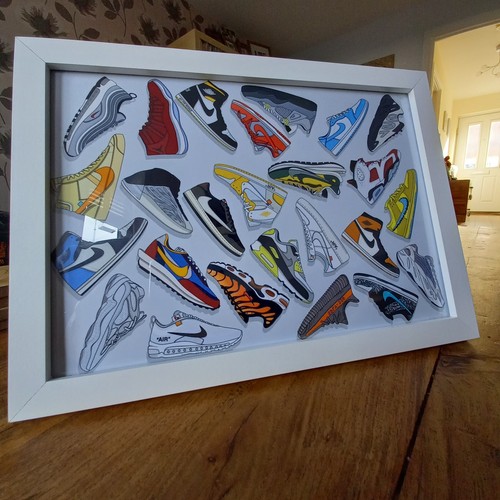 Gerahmte sneaker art nike - sneaker, air
