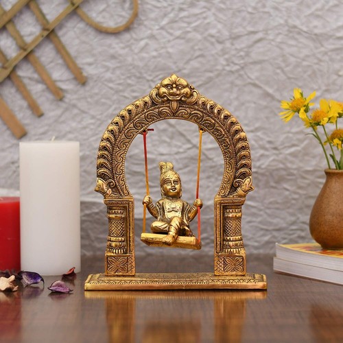 Weißwal metall laddu gopal - weißwal,