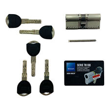 Schließzylinder Tesa Zylinderschloss TK100, Nickel, 30 x 30, 5L