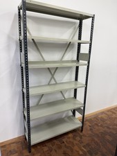 2 Stück Metallregal Lagerregal Werkstattregal Vorratsregal