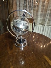 Vintage Kugel Wetterstation Thermometer/Barometer Sputnik Space Age