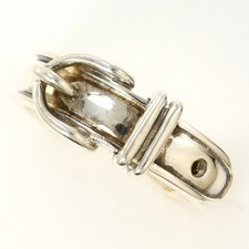 Hermes Santur Silberring mit