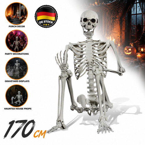 Halloween skelett lebensgroß - halloween,