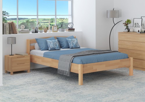 Massivholz holzbett buche - massivholz,