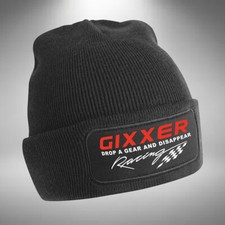 GIXXER Drop A Gear Beanie Mütze / Wollmütze Superbike Motorrad Bikes Rennrad