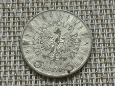 5 Zlotych 1936 Polen -  Silber