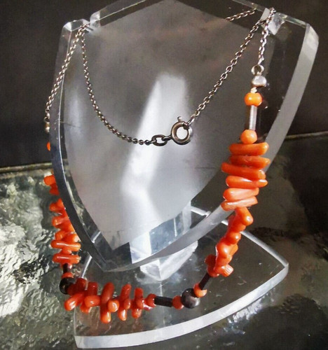 Kette silber 800 - kette, koralle