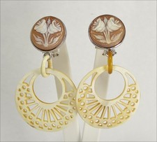 Silver 925 Cameo Earrings IN