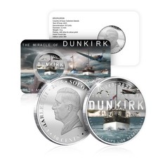 Dünkirchen Evakuierung 85th Anniversary World War 2 Silbermünze 2025 Limited Edition