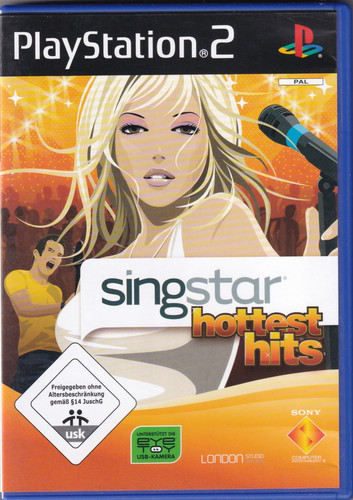 Singstar hottest hits - singstar, ps2