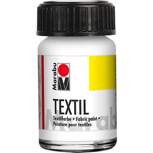 Marabu textilfarbe weiss - textilfarbe, 15ml