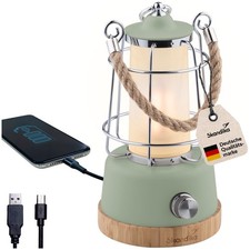 Skandika Campinglampe Kiruna LED mit Powerbank stufenlos dimmbar Akku B-Ware