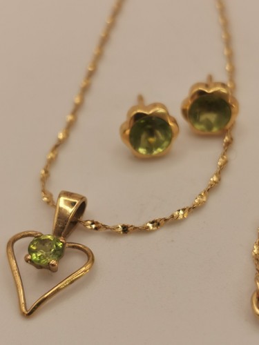 Schmuckset gold 750 mit - gold,