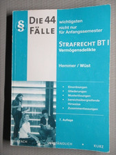 Hemmer Skripte Strafrecht BT