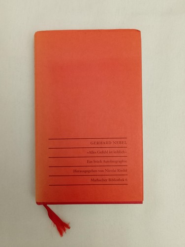 Gerhard nebel alles gefühl - nebel,