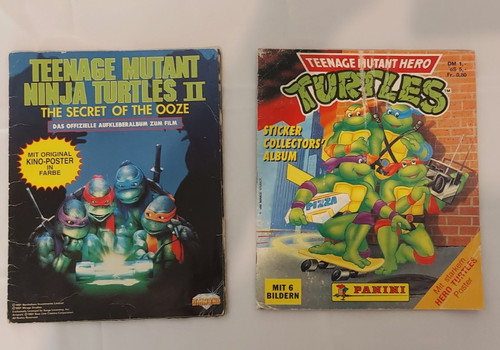 Turtles stickeralbum panini - turtles,