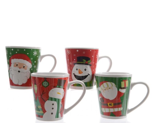 Tassen 4er set - becher, keramik