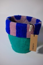 Aveva-Design FLOWER TOPF/POT 100% Wolle 20cm Durchmesser, L carnival neuwertig