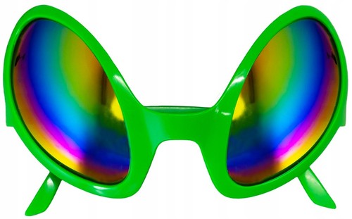 Partybrille obcy alien - partybrille,