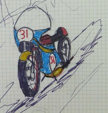 Alte Zeichnung Skizze Mit