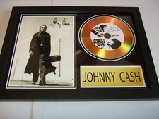 JOHNNY CASH   SIGNED  DISC