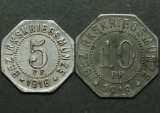 NOTGELD: 5 & 10 Pfennig 1918
